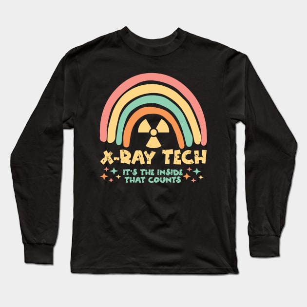 X-Ray Tech Rainbow Long Sleeve T-Shirt by Teewyld